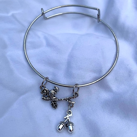 Hand Crafted Jewelry - Brand New! Handmade! Adjustable Charm Bangle Bracelet!